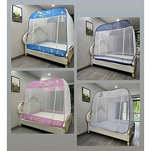 Màn Chụp Đỉnh Vuông Cao Cấp Mộc Miên - Kích Thước 1,6mx2m ( Hình thật )