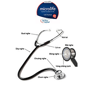 ỐNG NGHE, TAI NGHE Y TẾ 2 DÂY MICROLIFE ST 77 (ST-77, ST77) - HÀNG CHÍNH HÃNG THỤY SĨ