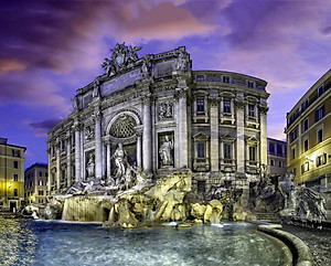 Bộ tranh xếp hình cao cấp 500 mảnh ghép – Trevi Fountain (40x50cm)