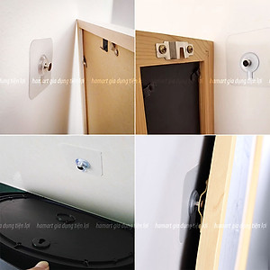 Đinh Móc Treo Khung Tranh Ảnh Không Khoan Dán Tường Đa Năng Vít Treo Cục Wifi Gương Nhà Tắm Đồng Hồ
