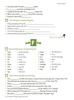 Combo Từ Vựng và Giao Tiếp Tiếng Anh Woo Bo Hyun:1000 Từ Vựng Tiếng Anh Là Đủ + Gặm Tiếng Anh Mỗi ngày + Chất Lừ Lừ với Tiếng Anh của Woo Bo Hyun