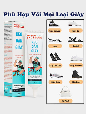 Keo Dán Giày Nhiệt Trong Suốt Siêu Dính Dùng Không Tổn Thương Da