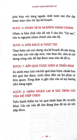 Sách Tư Duy Theo Khổ Giấy A3