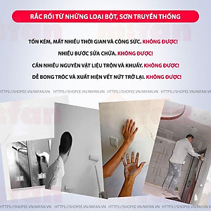 Keo Vá Tường Chống Thấm LKB 250gr - Trám Trét Vết Nứt Khe Hở Tường - Chống Mốc Ẩm Làm Sạch Tường - 206808