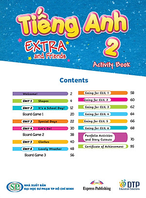 Tiếng Anh 2 Extra and Friends - Activity book (Sách bài tập)
