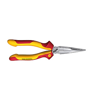 Kìm mũi nhọn cách điện 200mm Wiha 26727
