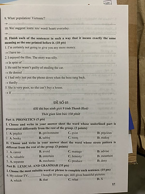 Sách - Tuyển chọn đề thi học sinh giỏi trung học cơ sở môn Tiếng Anh Quyển 2