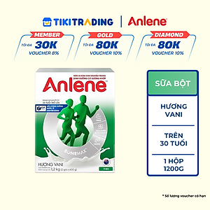 Sữa Bột Anlene Hương Vanilla (Hộp Giấy 1,2kg)