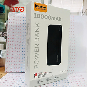 Sạc Dự Phòng Ham.mer H5 10000mah, có tem chống giả, Hàng chính hãng