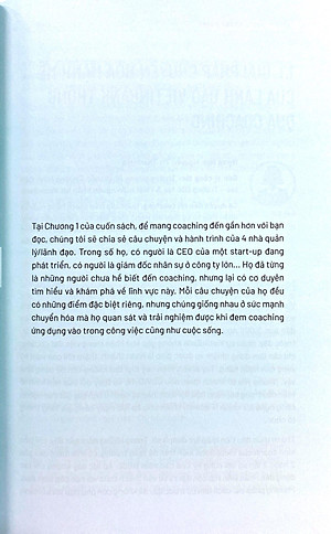 Coaching - Quyền Năng Của Nhà Lãnh Đạo