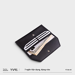 Ví Yuumy ( Thời trang nữ kiểu cầm tay dáng dài - Ví da Verein YV91 )