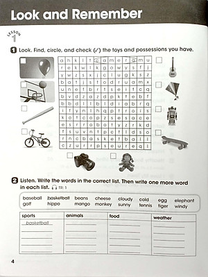 Look 3: Workbook With Online Practice