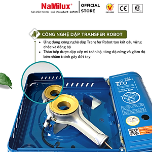 Bếp gas Mini NaMilux NH-P2911PS - Công suất tối đa 2,6 KW - hàng chính hãng