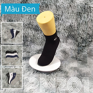 Tất Vớ nam cổ trung trơn AS-PM201. 4 màu: Trắng, đen, xanh, xám. dày dặn, mềm mại, kháng khuẩn khử mùi, không hôi chân.