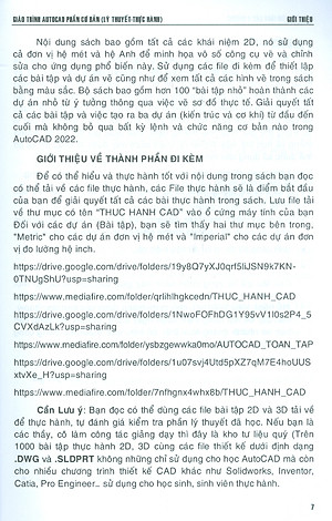 GIÁO TRÌNH AUTOCAD - PHẦN CƠ BẢN (Lý Thuyết - Thực hành) (Dùng cho các phiên bản Autocad 2023, 2022, 2021) (Tái bản lần 1)
