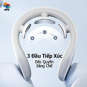 Máy massage cổ vai gáy Jeeback G20 tích hợp remote điều khiển, điều khiển kết nối App, massage nhiệt 3 mức tùy chọn, 4 chế độ massage kết hợp 15 mức cường độ, hàng chính hãng