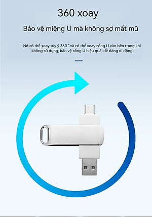 USB CRAZY COOL 64Gb - USB 3.0 64GB Đầu Nối Kép Với 2 Cổng USB Type-C Và USB Type-A - Tương Thích MAC / PC Chuẩn Giao Tiếp USB 3.0 Và 2.0 - Hàng Chính Hãng