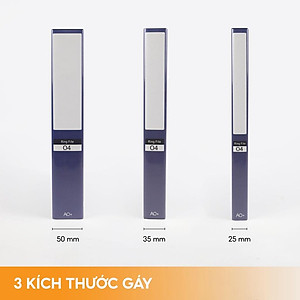 Bìa Còng O4 Switch OFF AO+, Nhựa PP/ A4, 4 Nhẫn O (25/35/50 mm)