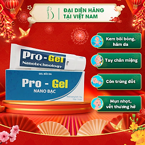 Gel Bôi Bỏng, Hăm Da, Tay Chân Miệng, Mụn Nhọt, Côn Trùng Đốt, Rôm Sảy, Zona, Thủy Đậu Pro - Gel Nano Bạc