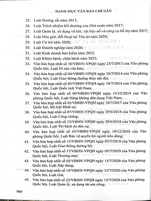 Chỉ dẫn tra cứu áp dụng Bộ luật Dân sự năm 2015 (Tái bản lần thứ nhất có sửa đổi bổ sung)