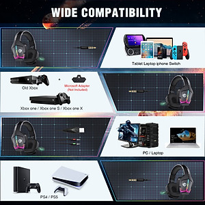 Tai Nghe S12 Led Gaming Headset 7.1 cho máy tính Laptop hàng nhập khẩu