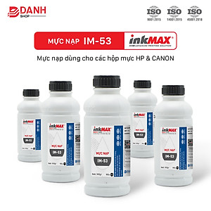 Mực nạp/mực đổ chuyên dụng dùng cho hộp mực 12A/ 49A/ 05A, máy in laser Canon 2900/ 3300, HP 1010/1020... HÀNG CHÍNH HÃNG-COMBO 5 BÌNH