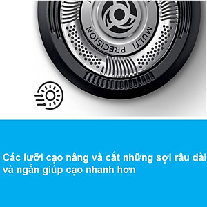Máy cạo râu khô và ướt cao cấp thương hiệu Philips S5390/12 - Hàng Nhập Khẩu