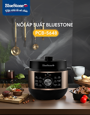 Nồi Áp Suất BlueStone PCB-5648 - 4,5 lít - 900W - Bảng điều khiển cơ - Bảo hành 2 năm - Hàng chính hãng