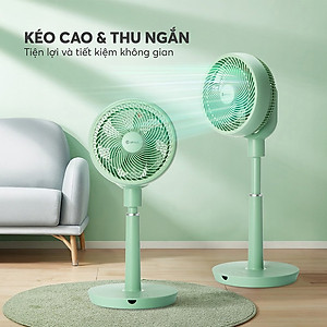 Quạt tuần hoàn không khí Elmich CFE-8791, làm mát diện rộng và làm mới không khí tới 20 lần/giờ, quạt tạo luồng gió tuần hoàn và điều hòa không khí trong phòng  - Hàng chính hãng