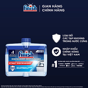 Dung Dịch Tẩy Rửa Máy Rửa Chén Bát Finish Dishwasher Deep Cleaner