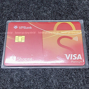 SET 2 Vỏ Bọc Thẻ Căn Cước Công Dân PVC Bán Trong Suốt Đựng CCCD Bằng Lái Xe Thẻ Ngân Hàng Card ATM