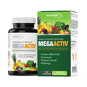 Viên uống bổ sung Vitamin tổng hợp, tăng cường sức đề kháng Hotchland MegaActiv TPBVSK-Hàng chính hãng [Hộp 60 Viên]-HL4639