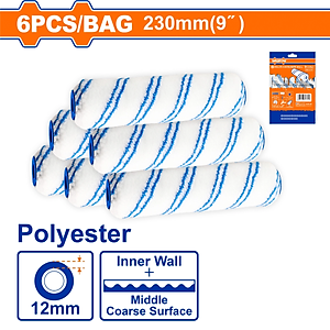 BỘ 10 ỐNG LĂN SƠN 9" (TƯỜNG TRONG NHÀ) WCB4996 WADFOW - HÀNG CHÍNH HÃNG