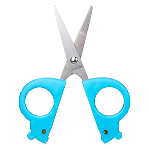 Kéo Thủ Công Học Sinh 128Mm Deli ,Hồng/Xanh - 1 Chiếc - E6032