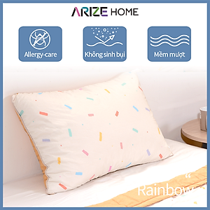 Vỏ Gối ARIZE Vải Microfiber Họa Tiết Dễ Thương Kích Thước 50x70cm (01 Cái)