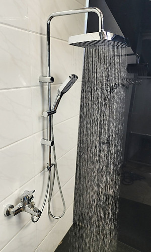 Bộ cây sen đa năng dùng cho máy nước nóng trực tiếp, củ sen, vòi lạnh Eurolife EL-SCL01-1