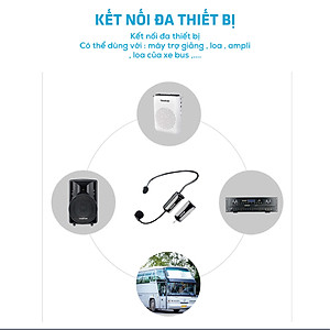 Micro không dây, mic không dây, micro cài đầu không dây TAKSTAR HM-200W công nghệ UHF - AVSTAR - hàng chính hãng