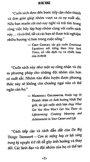 Sách Do Big Things