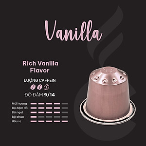 Cà phê viên nén Nespresso - Carraro Rich Flavor - Hộp 10 viên - Nhập khẩu chính hãng từ Ý