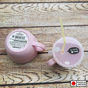 Cốc nhựa Yamada 300ml có nắp mềm đậy hạn chế bụi bẩn lọt vào - nội địa Nhật Bản