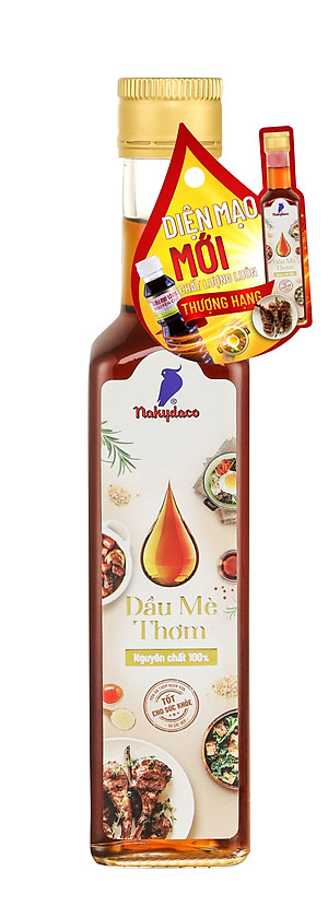 Dầu Mè Thơm Nakydaco chai thủy tinh sang trọng 250ml