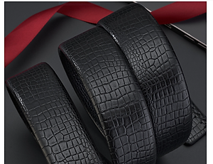 Thắt lưng nam da bò nguyên chất mặt khóa tự động hợp kim cao cấp