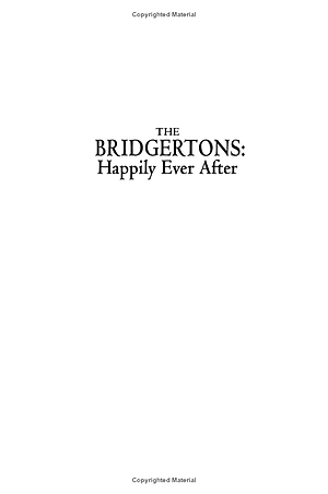 The Bridgertons 9: Happily Ever After