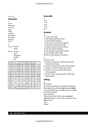 Objective KET Workbook with Answers