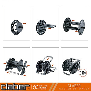 Rulo Cuộn Ống Nước Aquapony Claber 8887