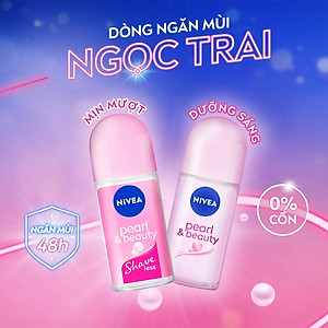 Lăn Ngăn Mùi Nivea Shaveless Ngọc Trai Đẹp Quyến Rũ 50ml - 98500