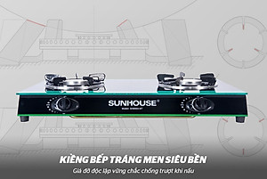Bếp Gas Hồng Ngoại Đôi Sunhouse SHB004MT - Hàng chính hãng