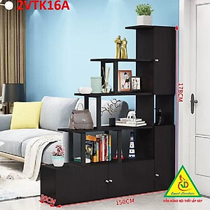TỦ KỆ TRANG TRÍ KIÊM VÁCH NGĂN VNTT16A - Nội thất lắp ráp Viendong Adv