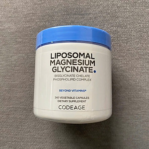 Viên Uống Codeage Liposomal Magnesium Glycinate, Nhập Khẩu Chính Ngạch Có Tem Phụ Tem, Tem Chống Hàng Giả