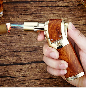 Vỏ Hộp Quẹt Bật Lửa Gas Honest BCH-538 Khò Mỏ Vịt 1 Tia Kèm Đục, Có Nút Chình To/Nhỏ Lửa - Nhiều Màu